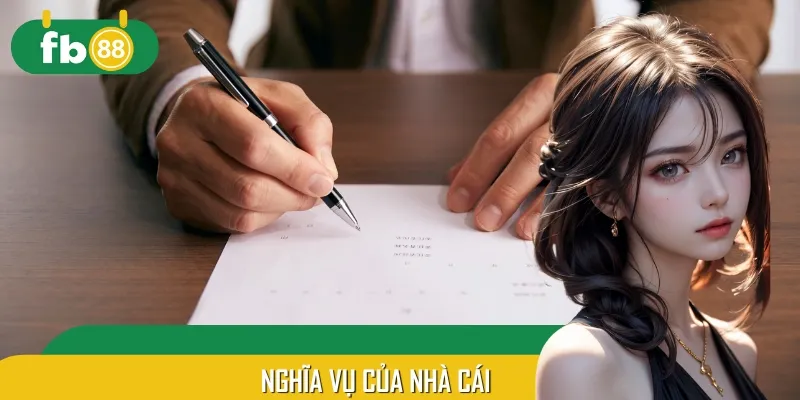Cam kết về trách nhiệm của nhà cái đối với các điều khoản chung