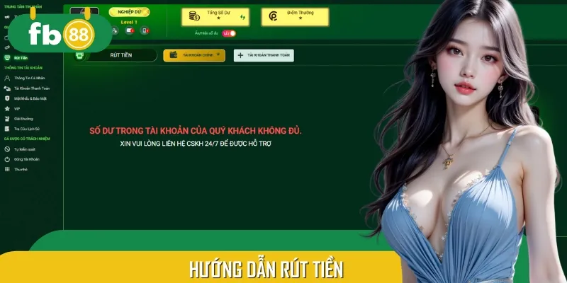 Hướng dẫn chi tiết cách rút tiền từ FB88 về tài khoản ngân hàng