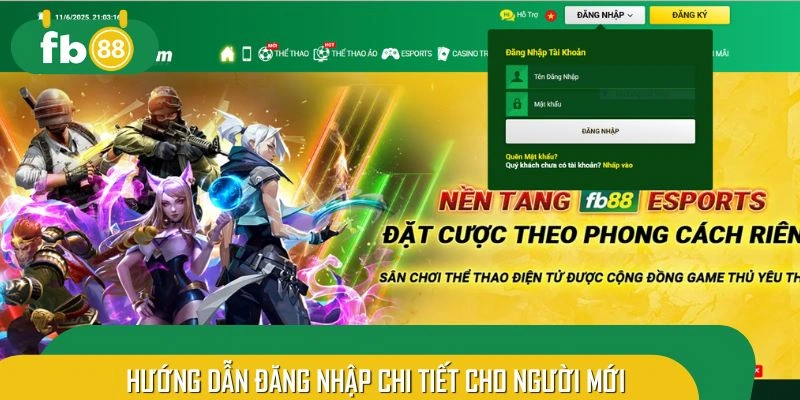 Hướng dẫn đăng nhập cùng các bước cụ thể