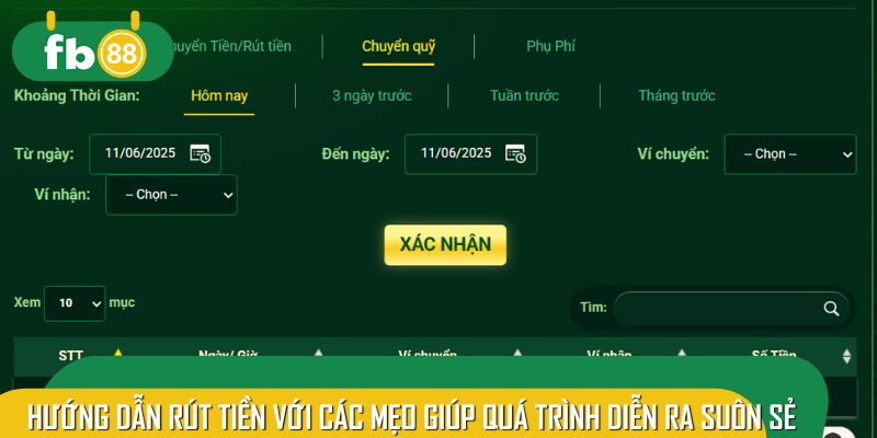 Hướng dẫn rút tiền với các mẹo giúp quá trình diễn ra suôn sẻ