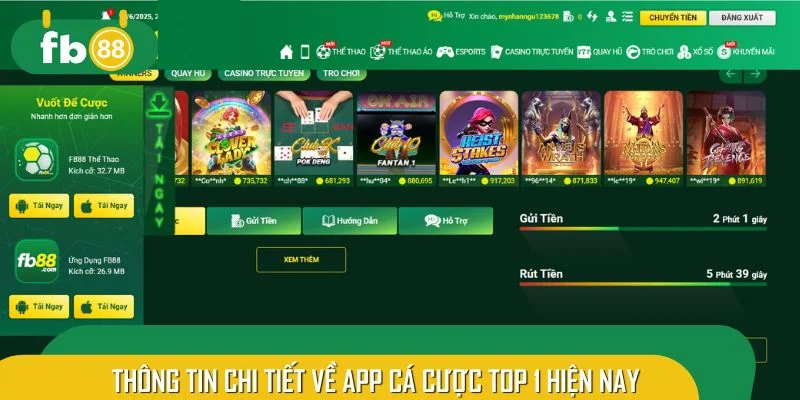 Thông tin chi tiết về app cá cược top 1 hiện nay