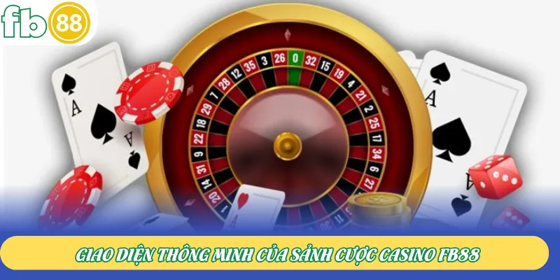 Giao diện thông minh của sảnh cược Casino FB88